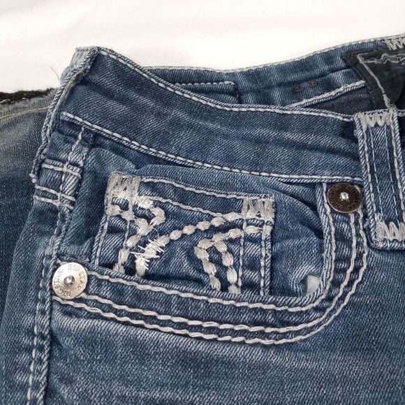 Big Star Liv style women's 27R vintage mid rise stretch bootcut jean 5 pocket - Picture 7 of 16